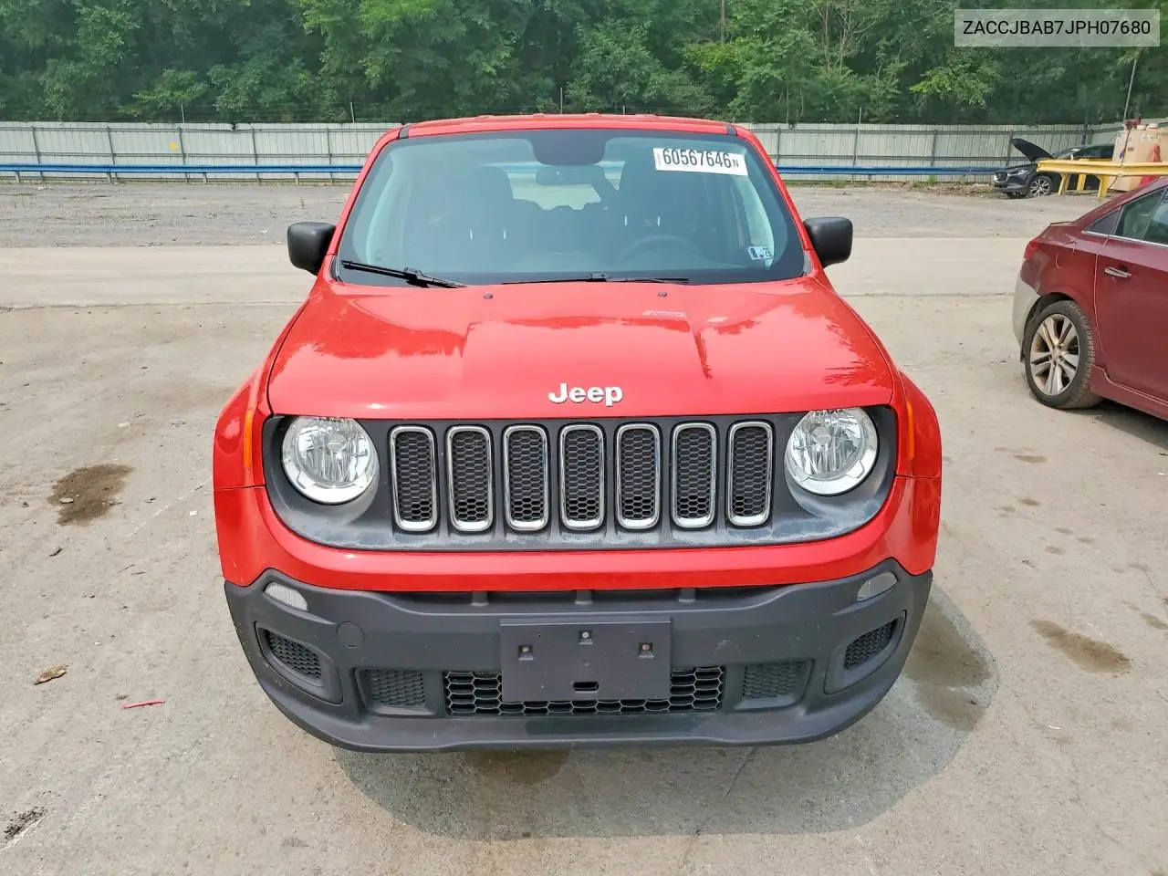 2018 Jeep Renegade Sport VIN: ZACCJBAB7JPH07680 Lot: 60567646