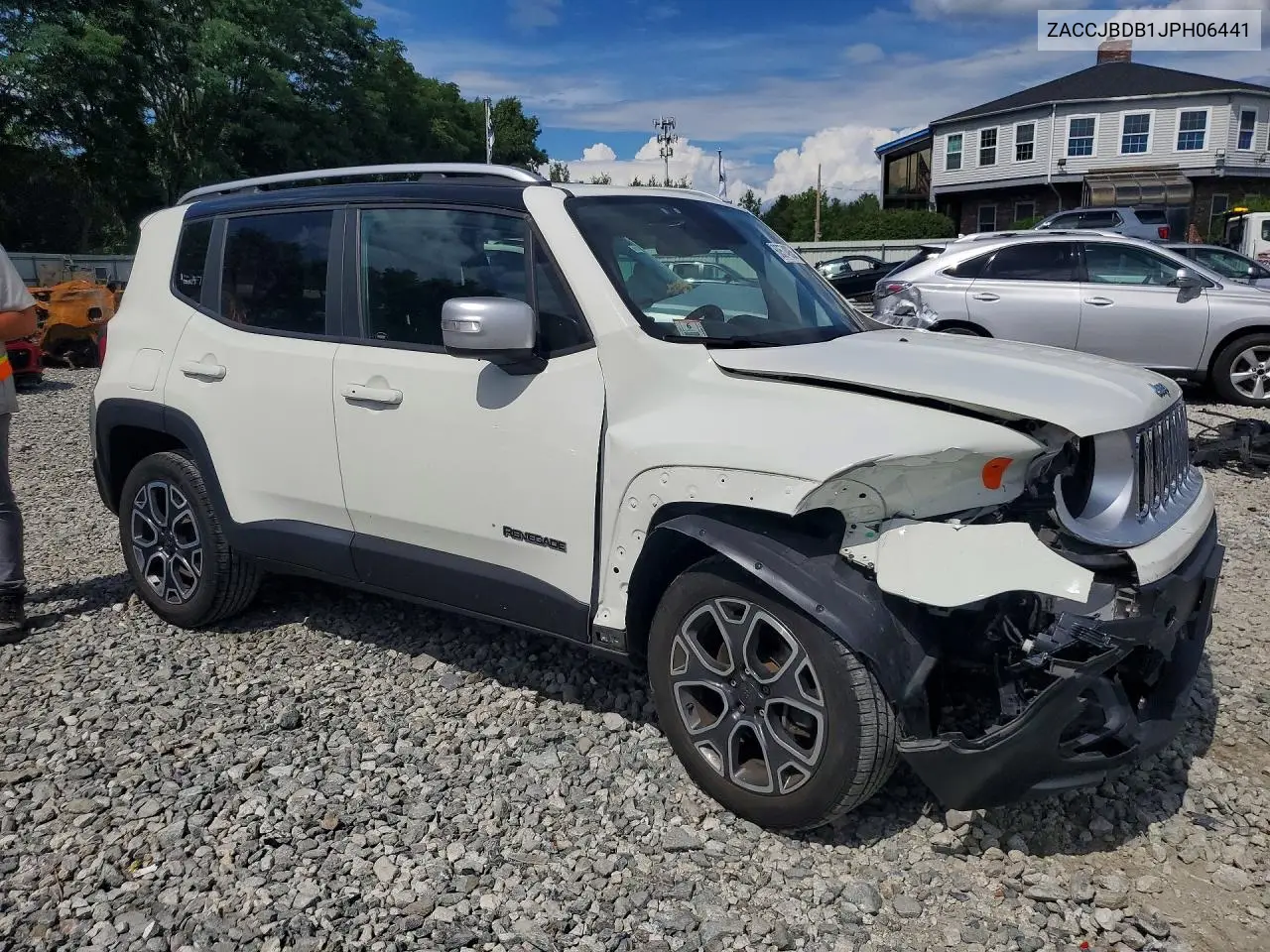 2018 Jeep Renegade Limited VIN: ZACCJBDB1JPH06441 Lot: 60574936
