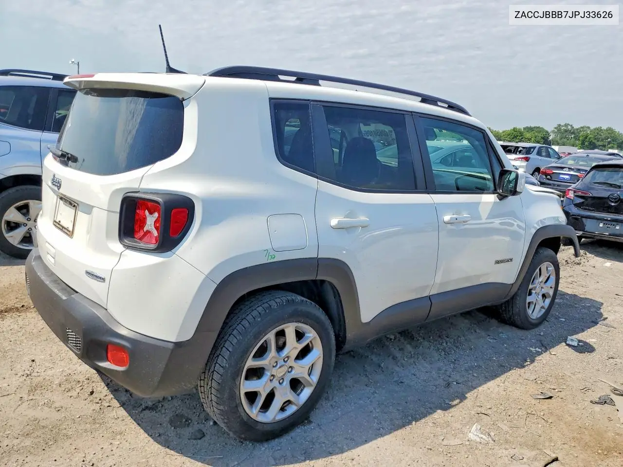 2018 Jeep Renegade Latitude VIN: ZACCJBBB7JPJ33626 Lot: 60658106