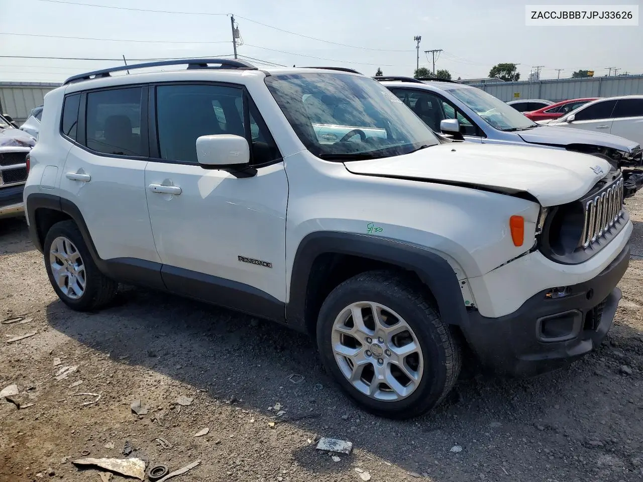 2018 Jeep Renegade Latitude VIN: ZACCJBBB7JPJ33626 Lot: 60658106
