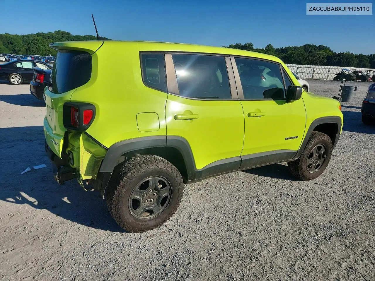2018 Jeep Renegade Sport VIN: ZACCJBABXJPH95110 Lot: 60831106