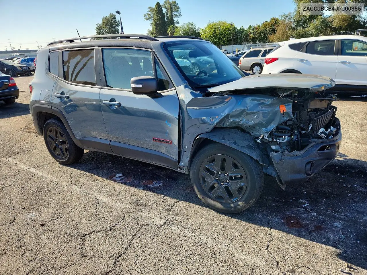 2018 Jeep Renegade Trailhawk VIN: ZACCJBCB4JPJ00355 Lot: 60845176