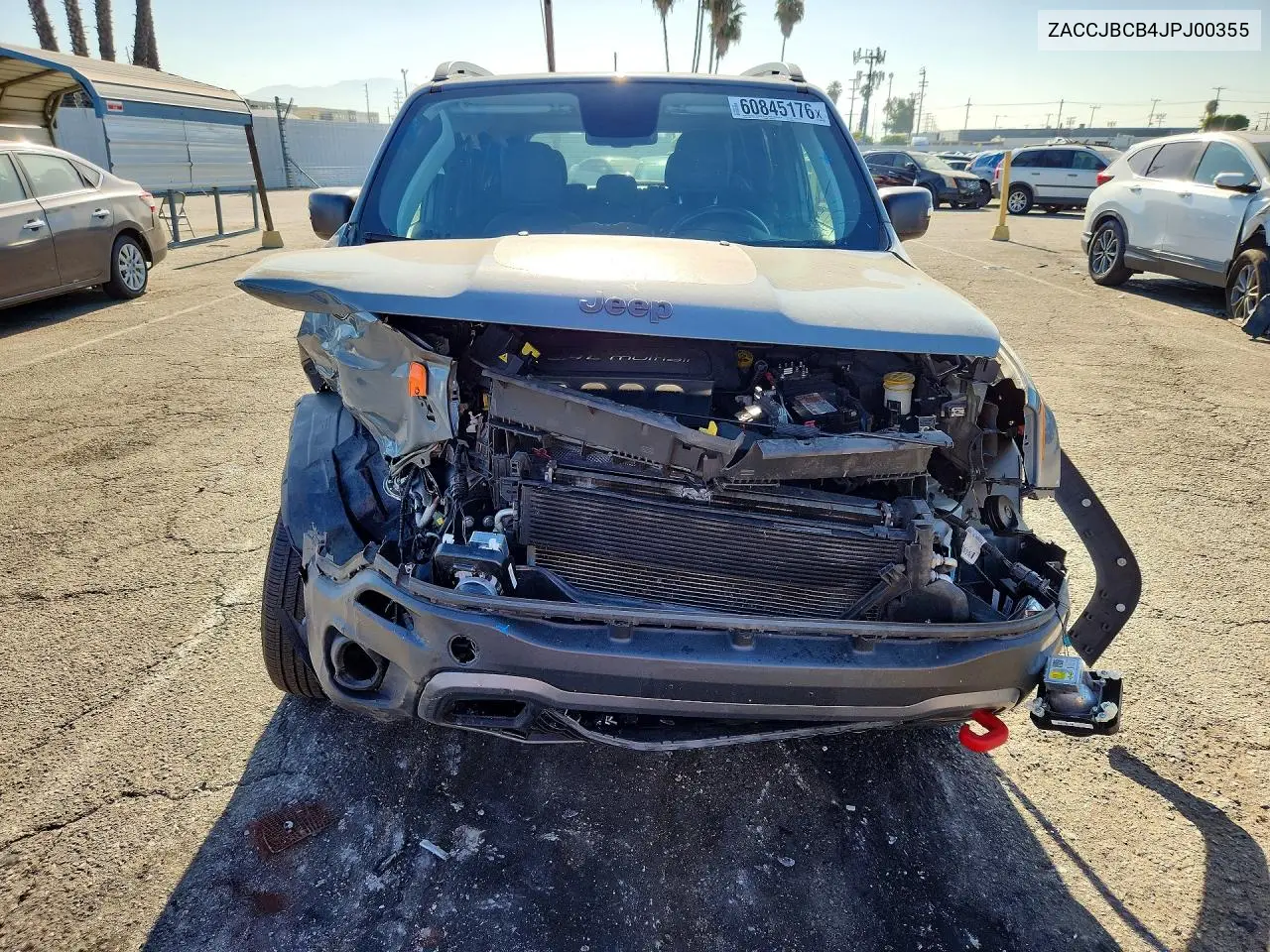 2018 Jeep Renegade Trailhawk VIN: ZACCJBCB4JPJ00355 Lot: 60845176