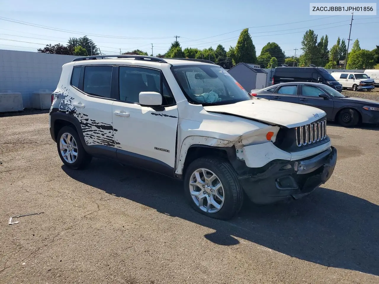 2018 Jeep Renegade Latitude VIN: ZACCJBBB1JPH01856 Lot: 60962626