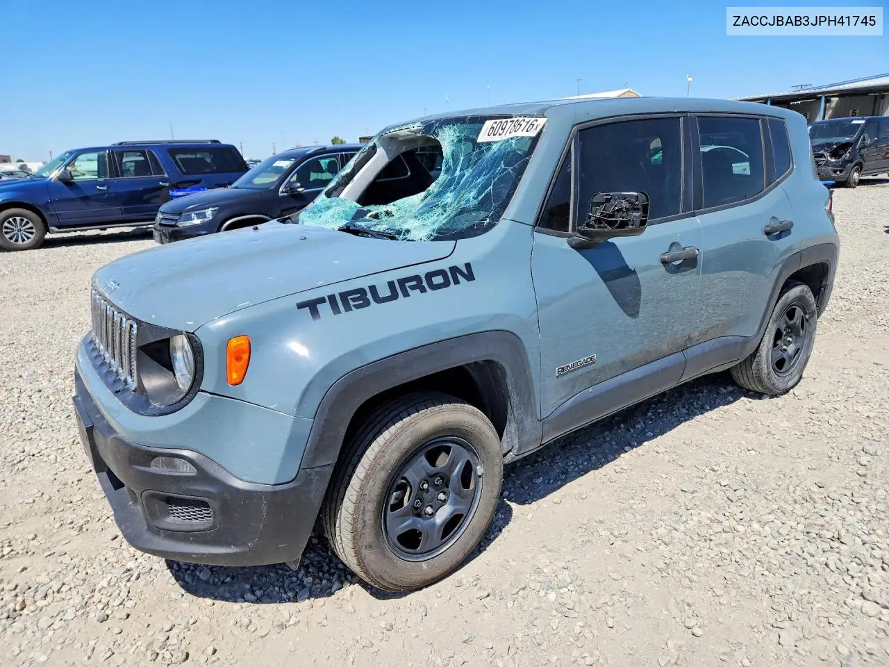 2018 Jeep Renegade Sport VIN: ZACCJBAB3JPH41745 Lot: 60978616