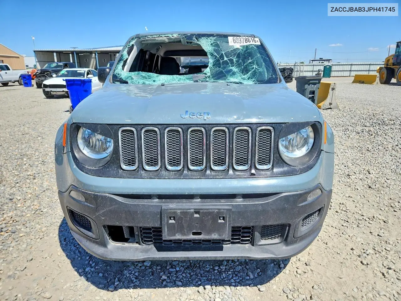 2018 Jeep Renegade Sport VIN: ZACCJBAB3JPH41745 Lot: 60978616