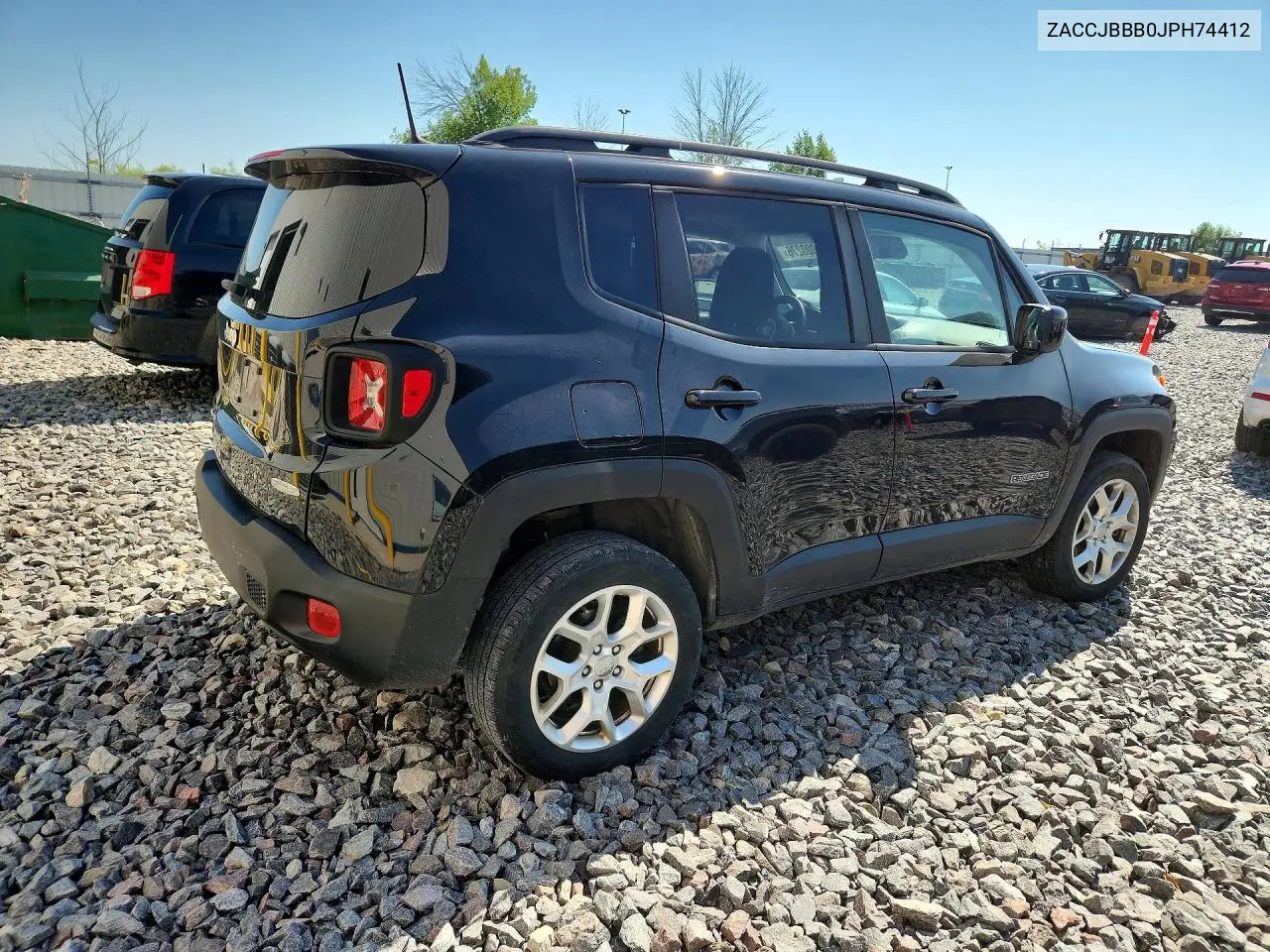 2018 Jeep Renegade Latitude VIN: ZACCJBBB0JPH74412 Lot: 61000276