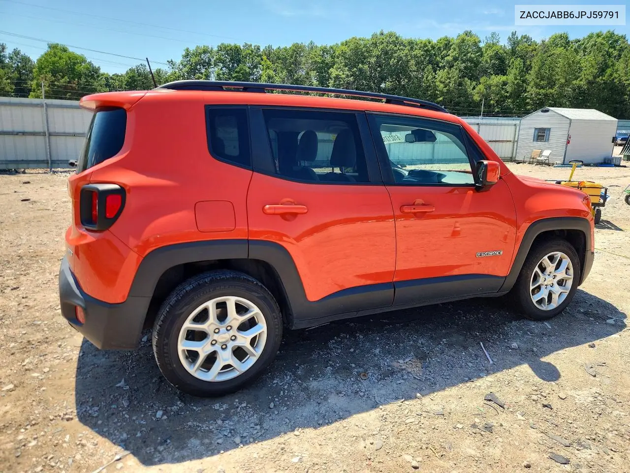 2018 Jeep Renegade Latitude VIN: ZACCJABB6JPJ59791 Lot: 61021316