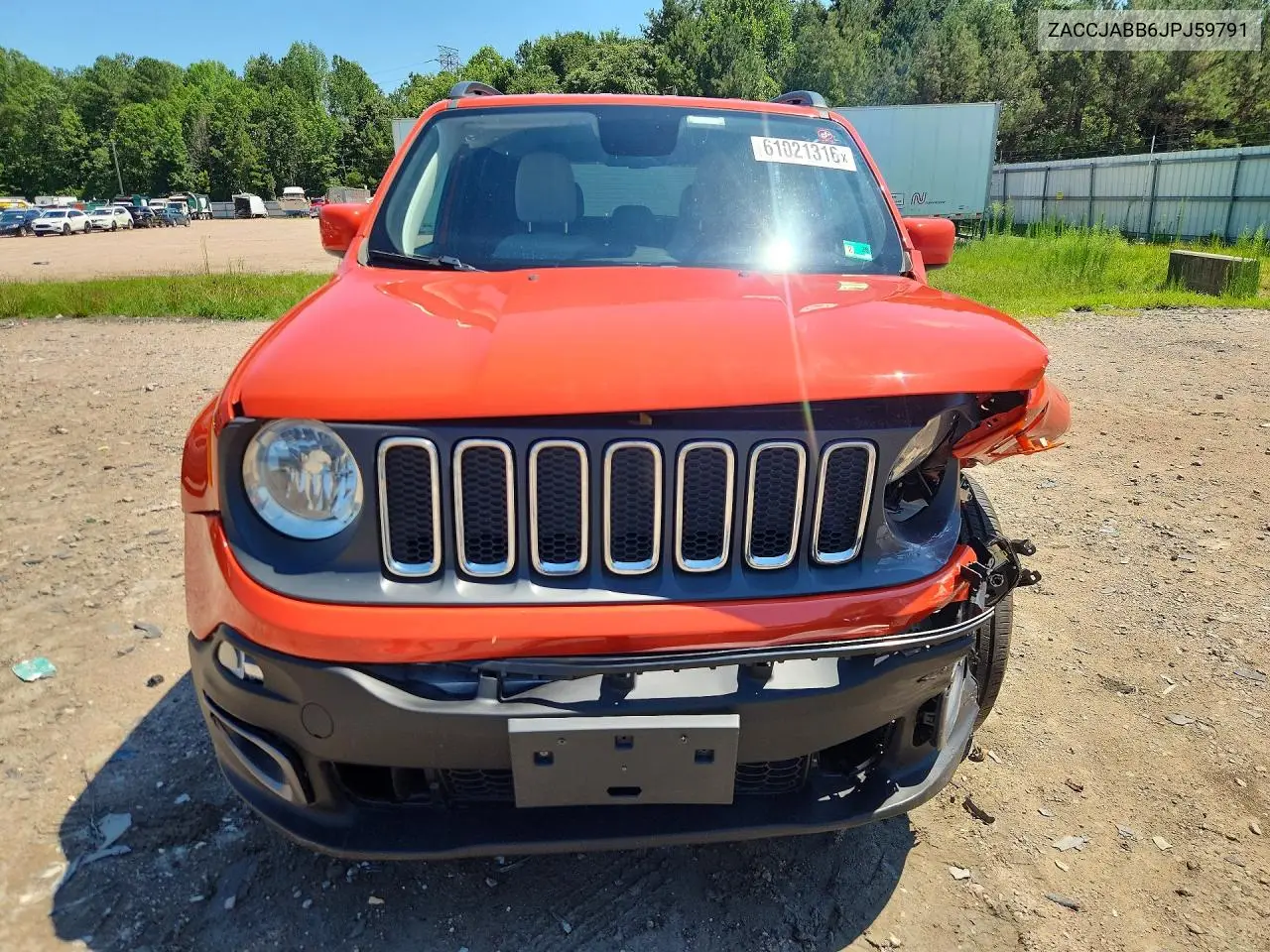 2018 Jeep Renegade Latitude VIN: ZACCJABB6JPJ59791 Lot: 61021316