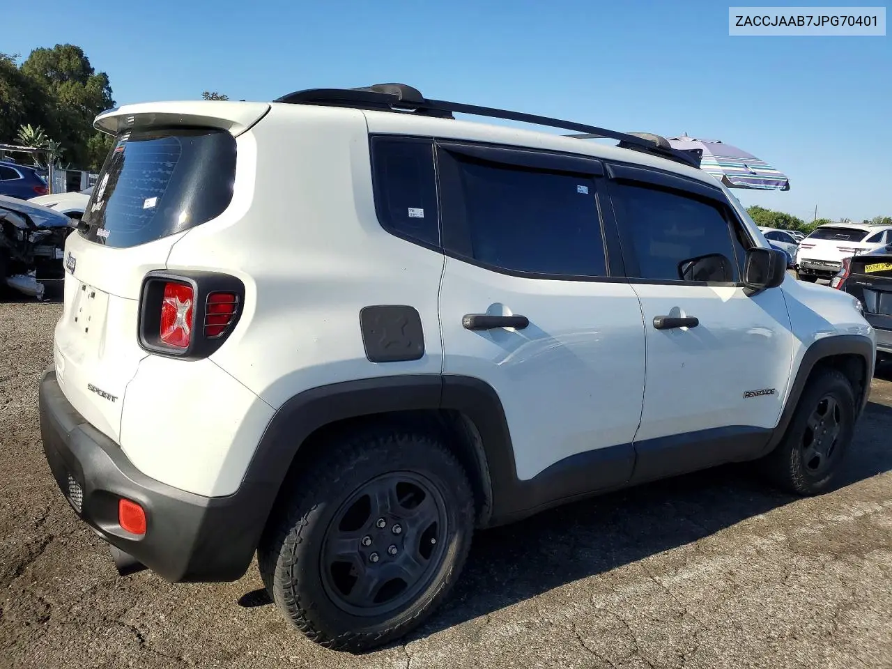 2018 Jeep Renegade Sport VIN: ZACCJAAB7JPG70401 Lot: 61052366