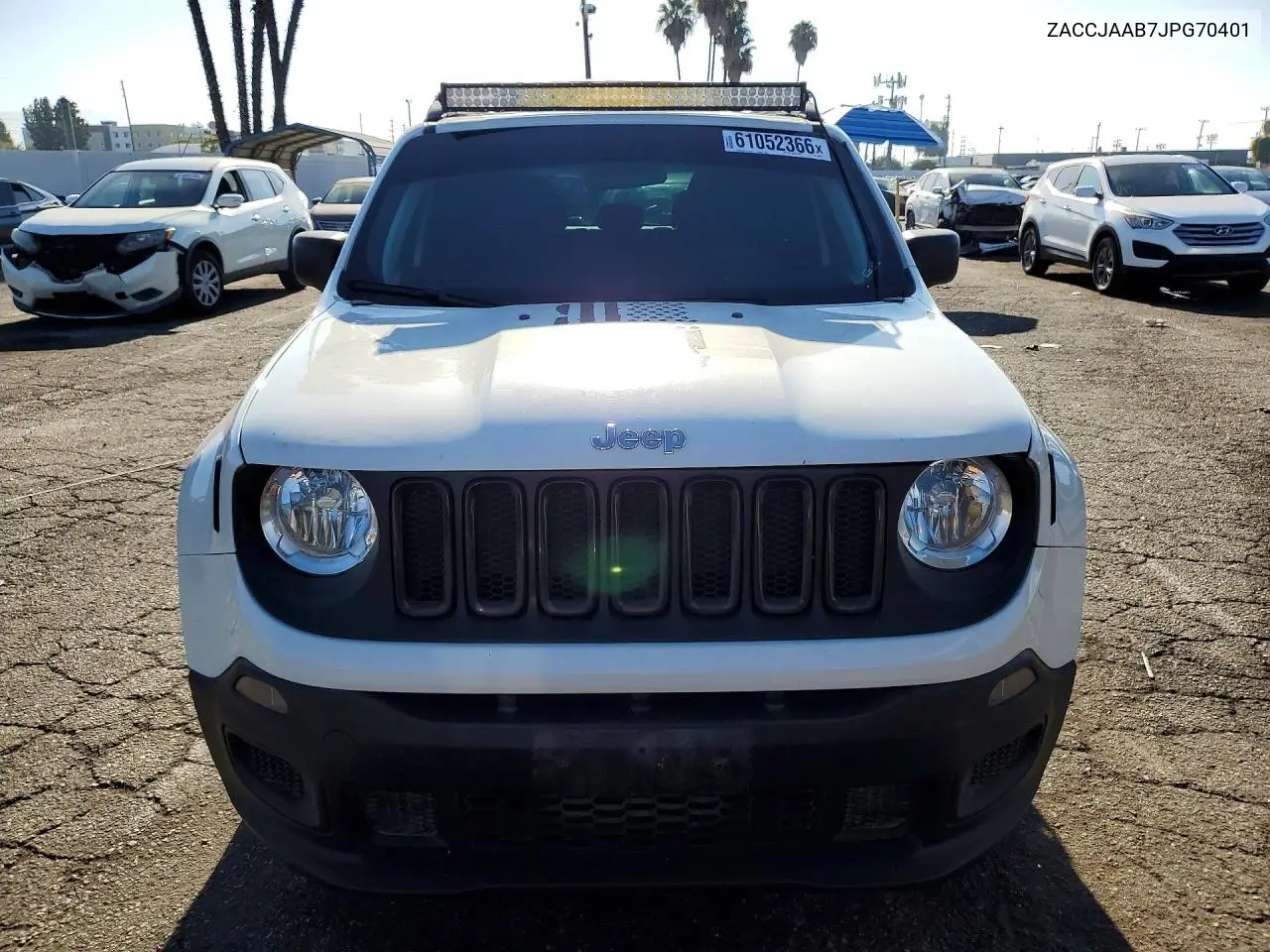 2018 Jeep Renegade Sport VIN: ZACCJAAB7JPG70401 Lot: 61052366