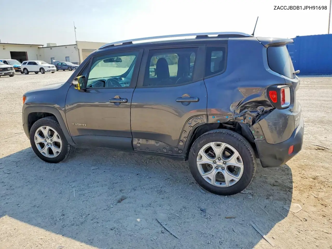 2018 Jeep Renegade Limited VIN: ZACCJBDB1JPH91698 Lot: 61111486