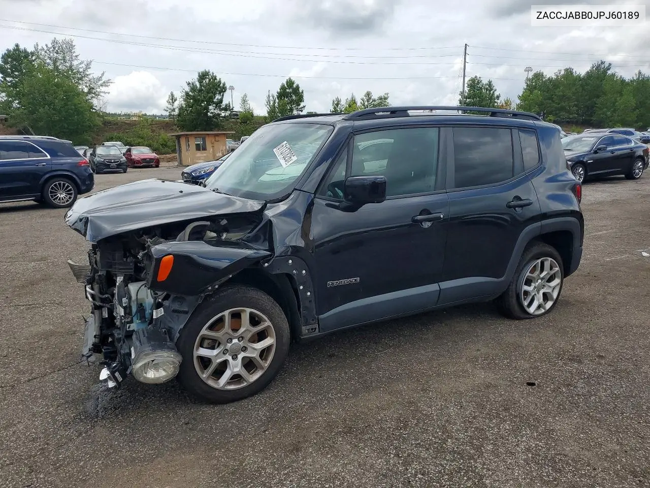 2018 Jeep Renegade Latitude VIN: ZACCJABB0JPJ60189 Lot: 61137826