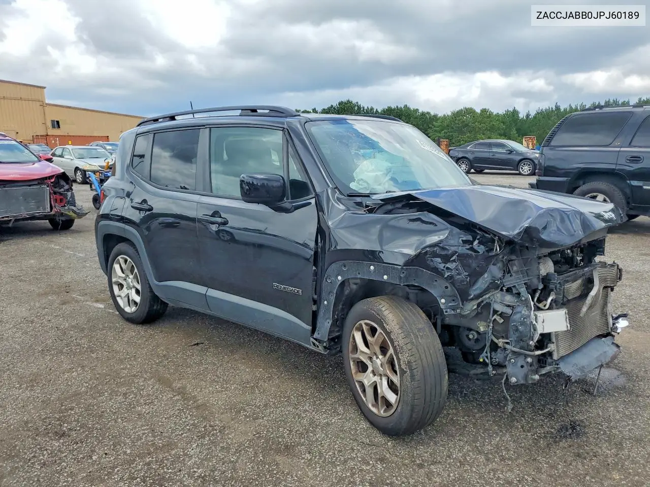 2018 Jeep Renegade Latitude VIN: ZACCJABB0JPJ60189 Lot: 61137826