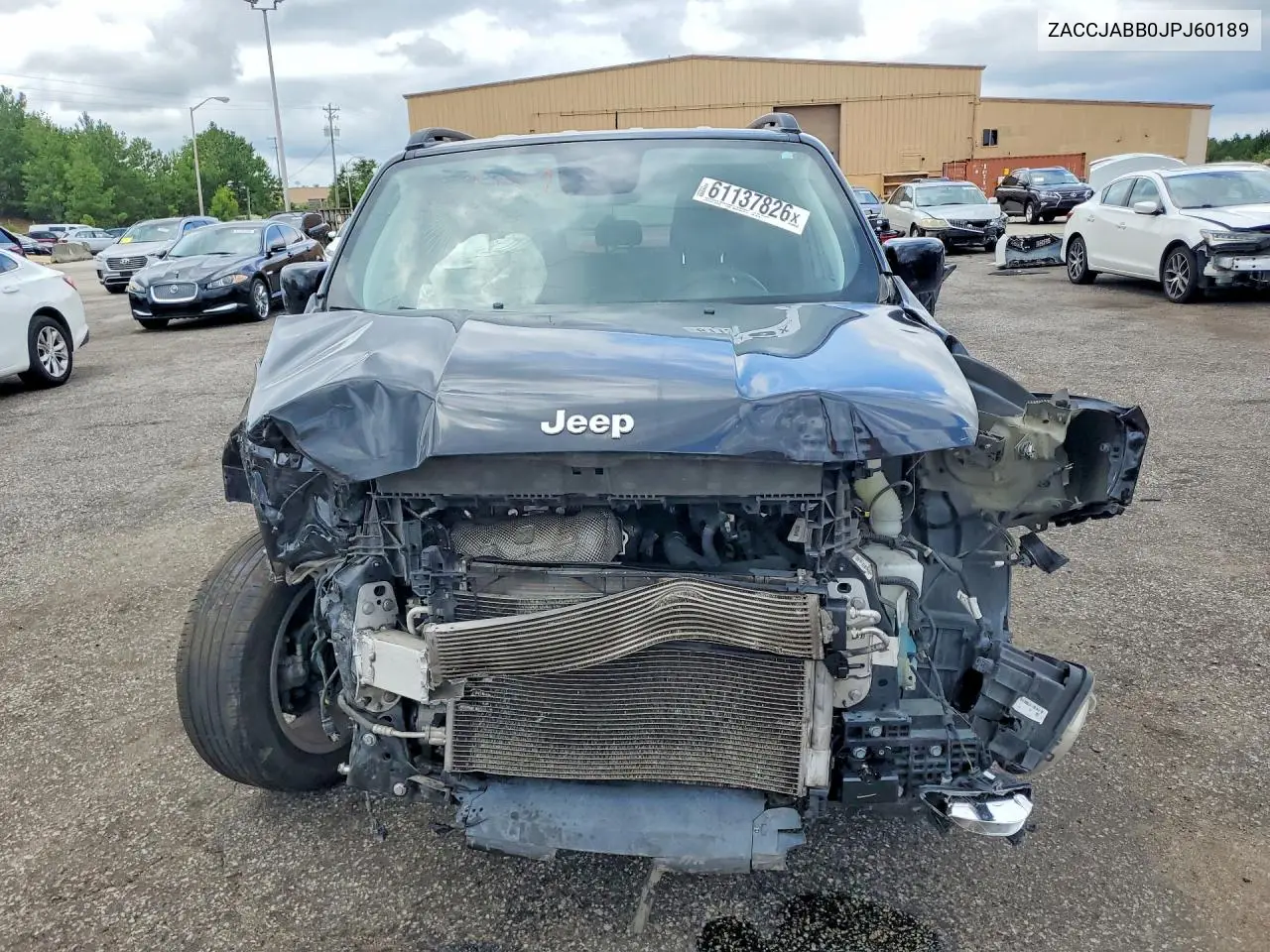 2018 Jeep Renegade Latitude VIN: ZACCJABB0JPJ60189 Lot: 61137826