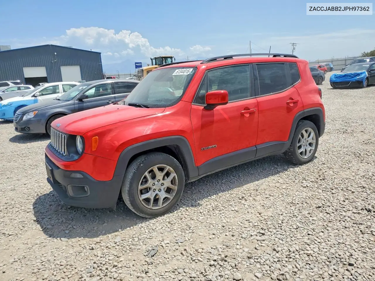 2018 Jeep Renegade Latitude VIN: ZACCJABB2JPH97362 Lot: 61344016