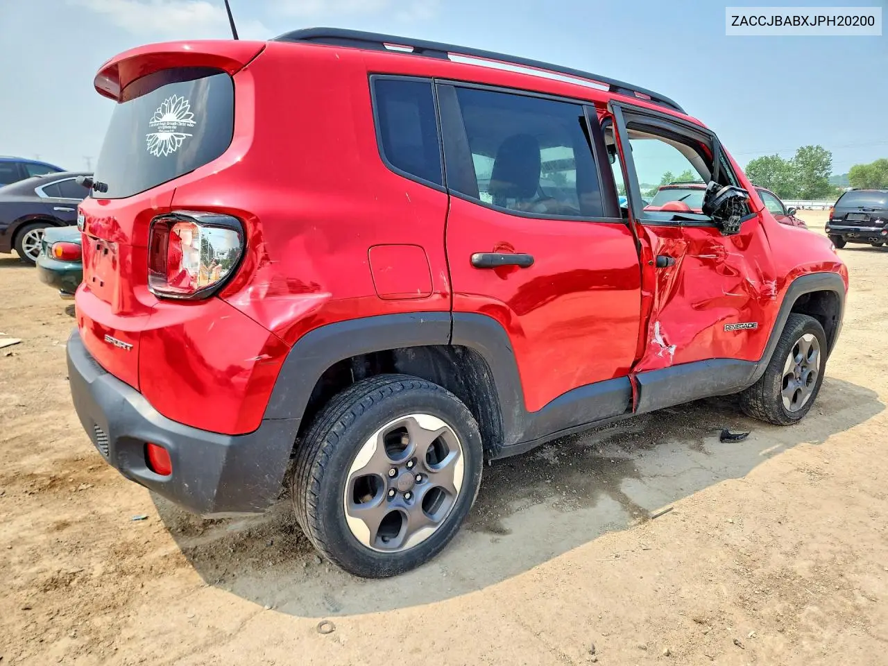 2018 Jeep Renegade Sport VIN: ZACCJBABXJPH20200 Lot: 61360916