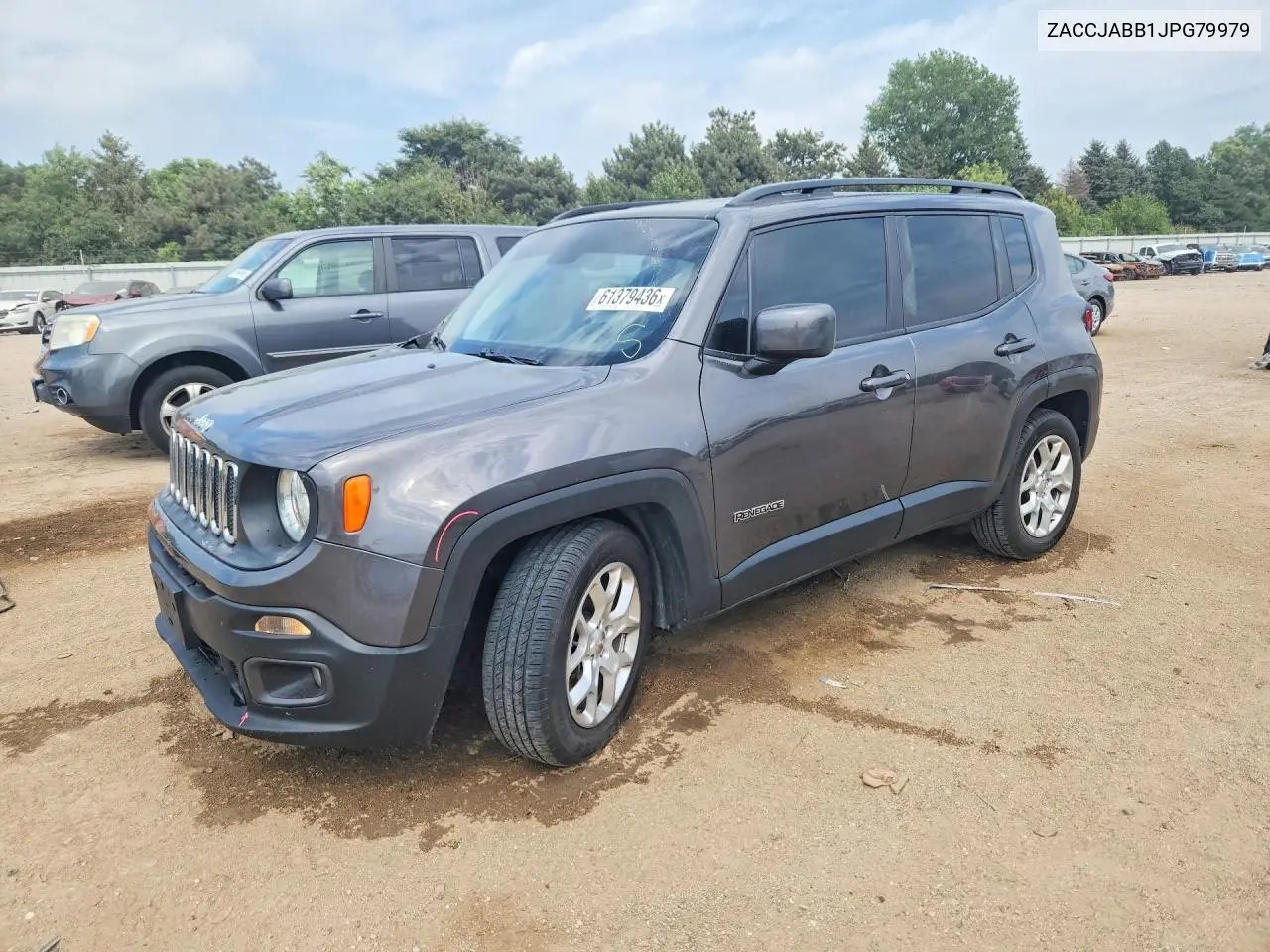2018 Jeep Renegade Latitude VIN: ZACCJABB1JPG79979 Lot: 61379436