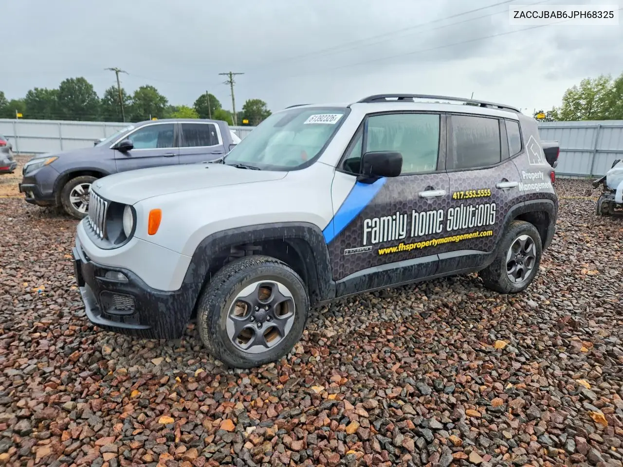 2018 Jeep Renegade Sport VIN: ZACCJBAB6JPH68325 Lot: 61392326