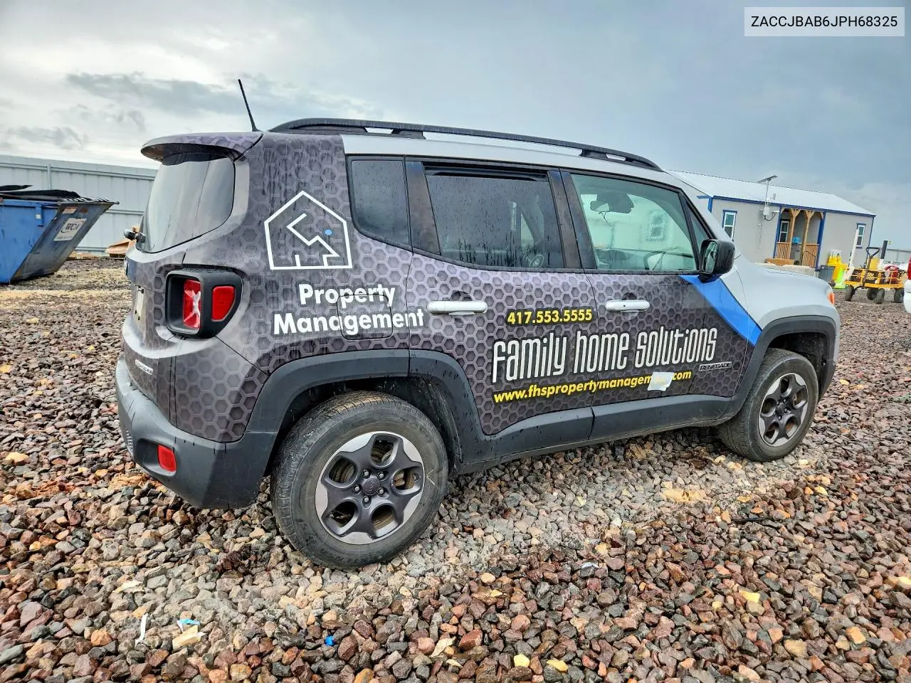 2018 Jeep Renegade Sport VIN: ZACCJBAB6JPH68325 Lot: 61392326