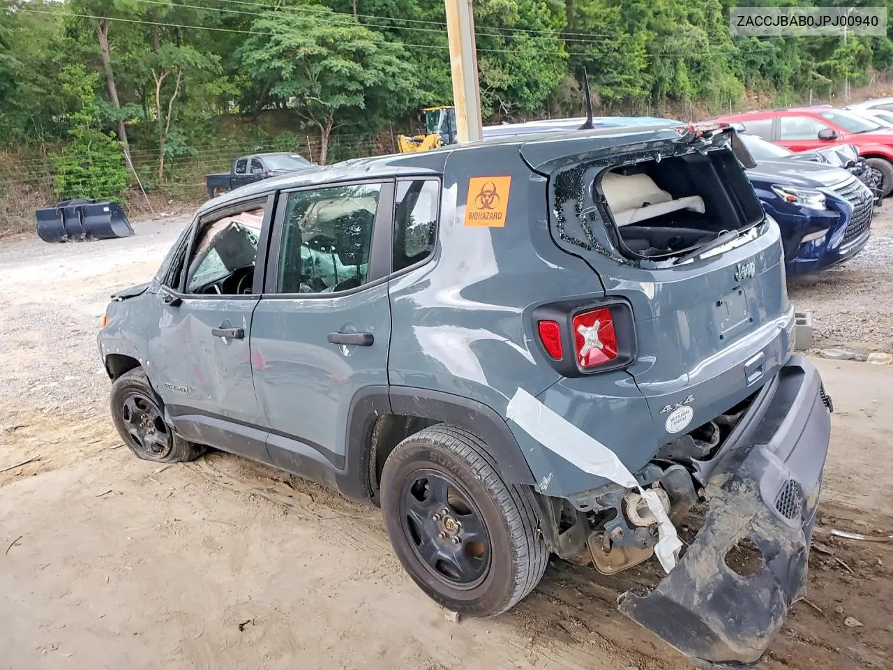 2018 Jeep Renegade Sport VIN: ZACCJBAB0JPJ00940 Lot: 61509926