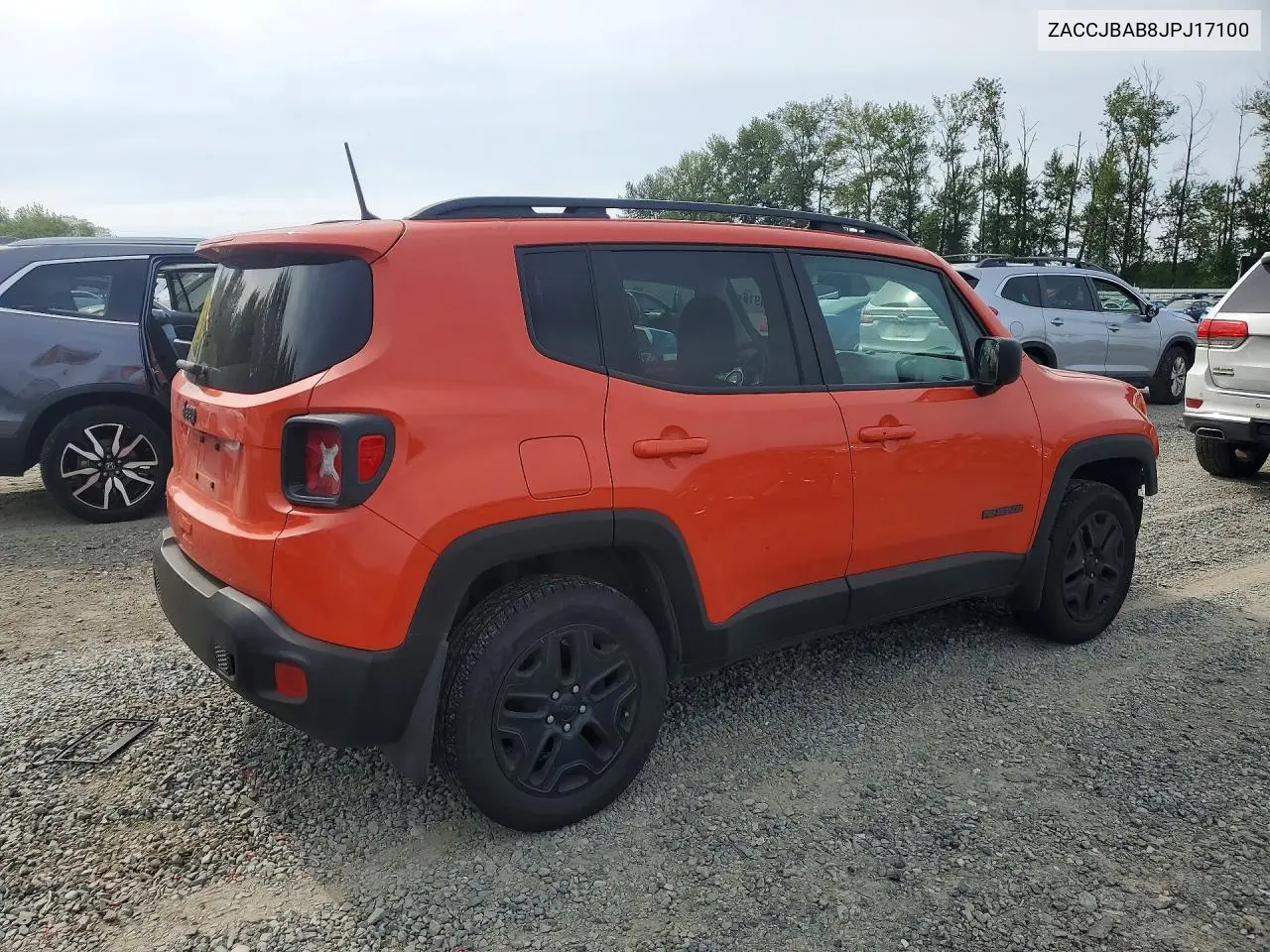 2018 Jeep Renegade Sport VIN: ZACCJBAB8JPJ17100 Lot: 61774916