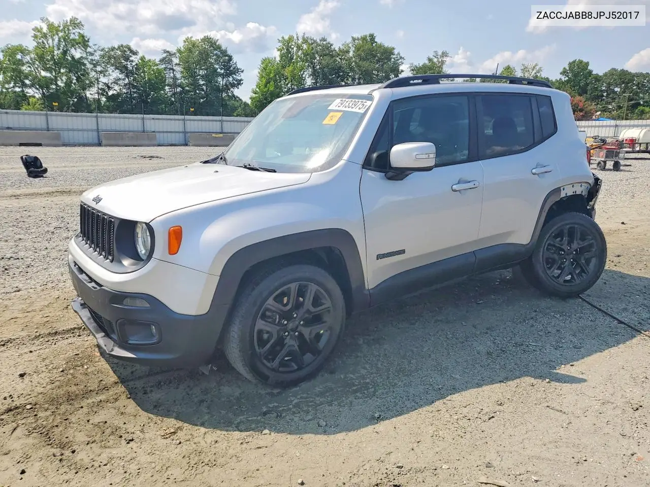 2018 Jeep Renegade Latitude VIN: ZACCJABB8JPJ52017 Lot: 79133975