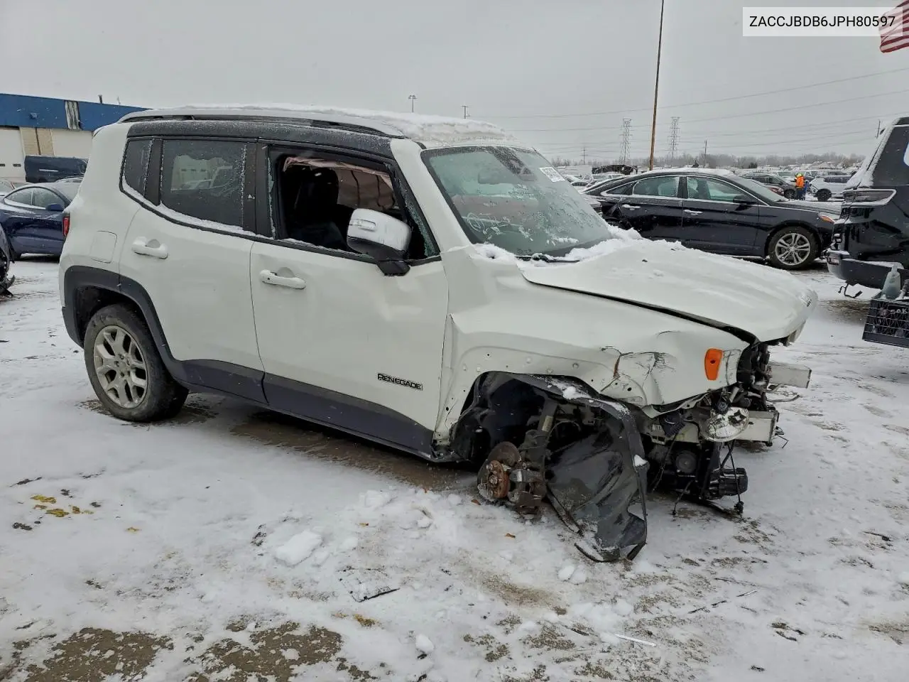 ZACCJBDB6JPH80597 2018 Jeep Renegade Limited