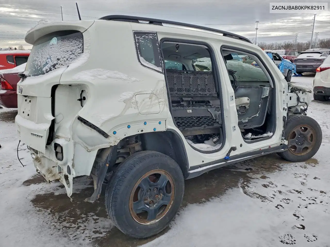 ZACNJBAB0KPK82911 2019 Jeep Renegade Sport