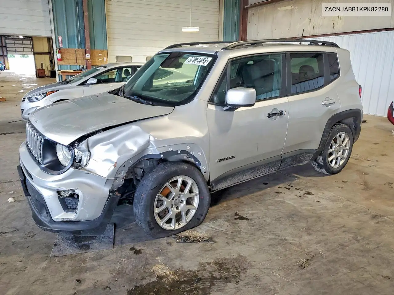 2019 Jeep Renegade Latitude VIN: ZACNJABB1KPK82280 Lot: 57064486