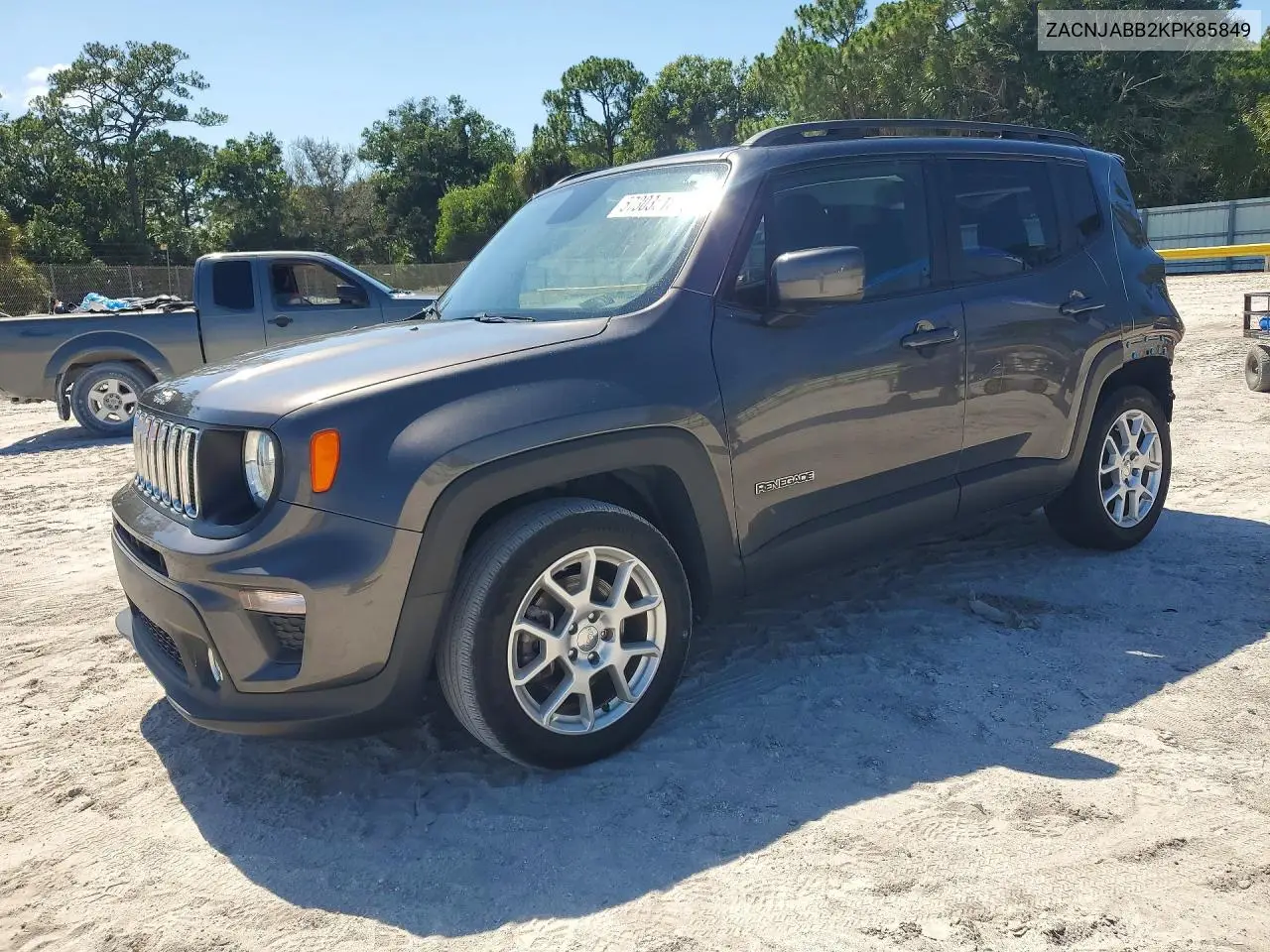 2019 Jeep Renegade Latitude VIN: ZACNJABB2KPK85849 Lot: 57303516
