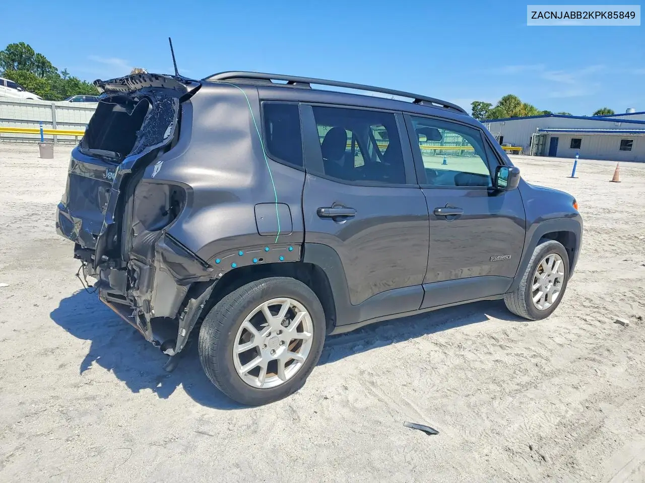 2019 Jeep Renegade Latitude VIN: ZACNJABB2KPK85849 Lot: 57303516