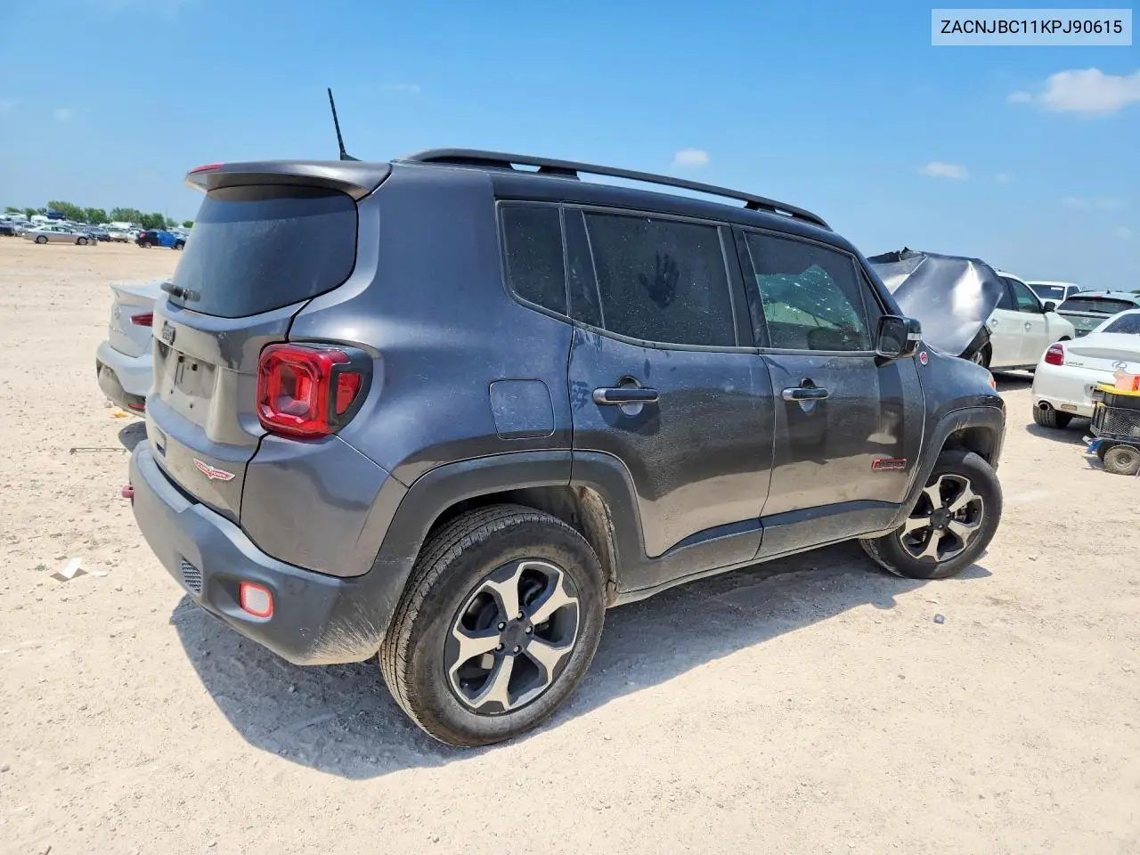 2019 Jeep Renegade Trailhawk VIN: ZACNJBC11KPJ90615 Lot: 57674336
