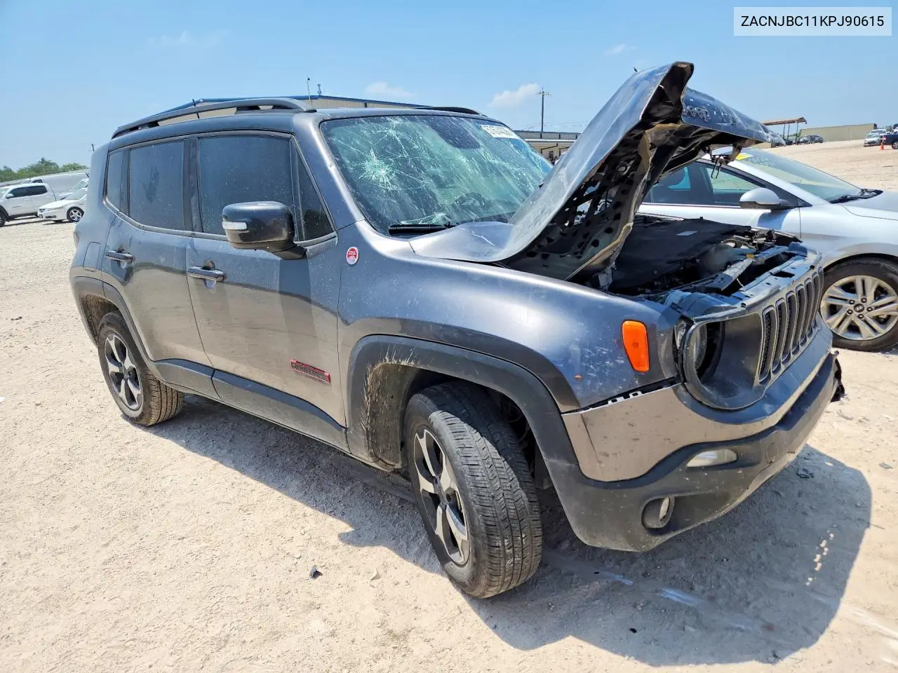 2019 Jeep Renegade Trailhawk VIN: ZACNJBC11KPJ90615 Lot: 57674336