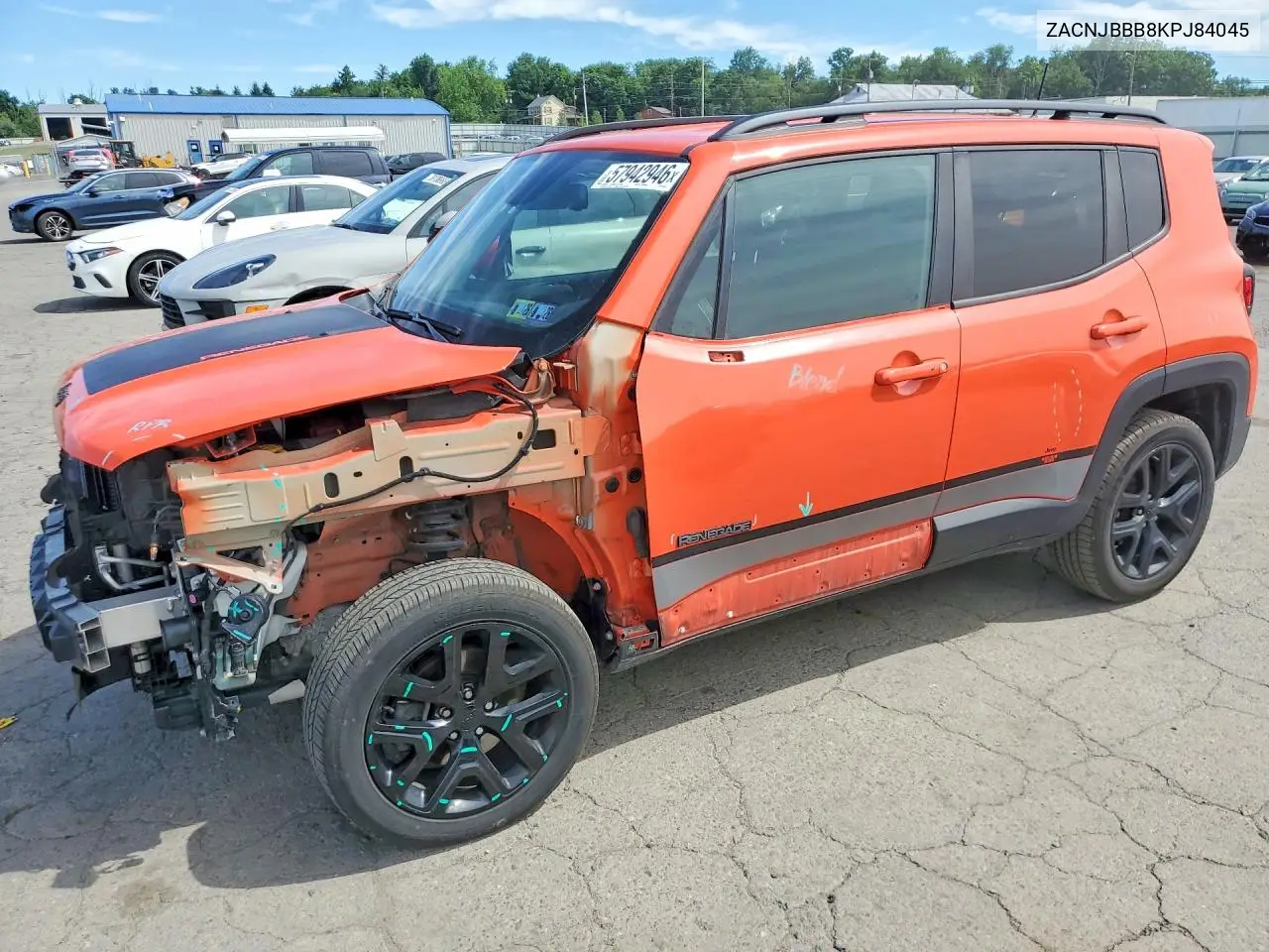 2019 Jeep Renegade Latitude VIN: ZACNJBBB8KPJ84045 Lot: 57942946