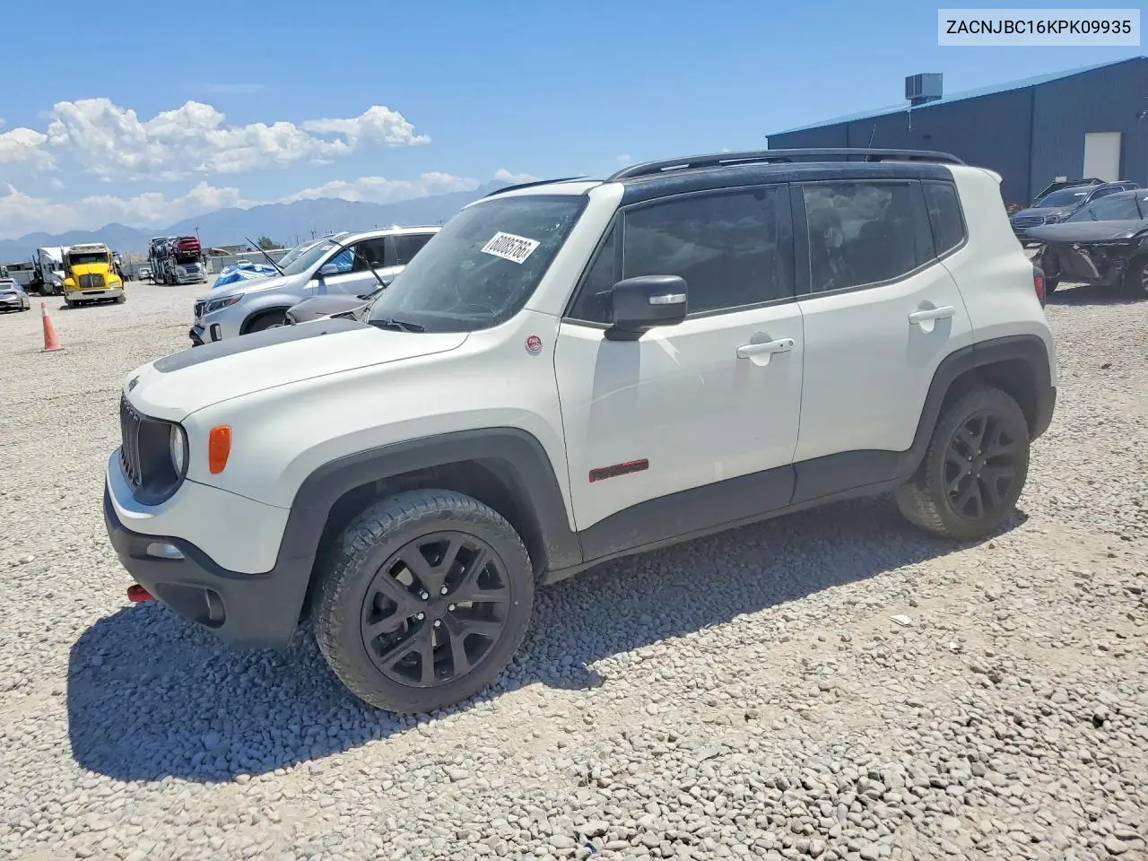 2019 Jeep Renegade Trailhawk VIN: ZACNJBC16KPK09935 Lot: 60085766