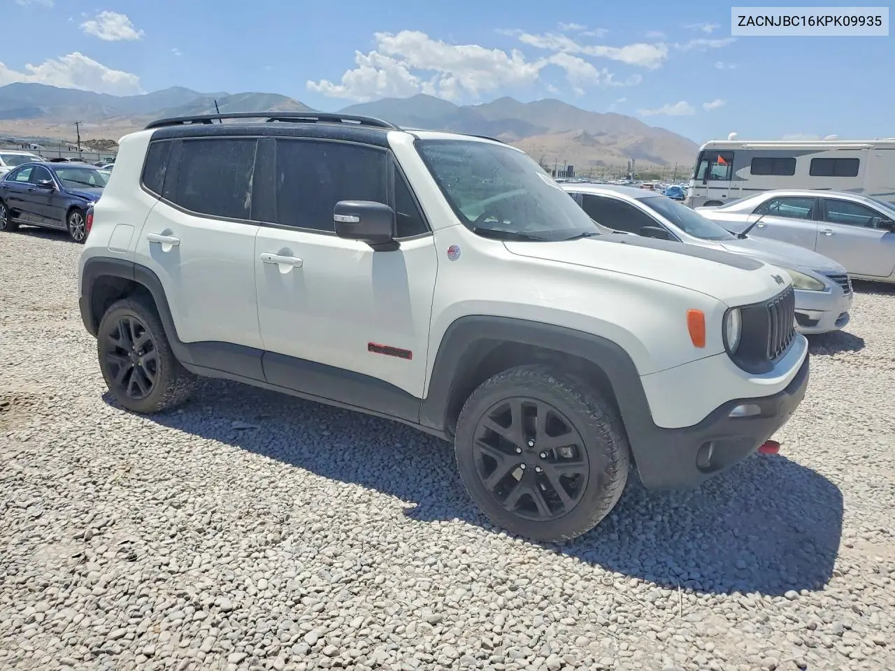 2019 Jeep Renegade Trailhawk VIN: ZACNJBC16KPK09935 Lot: 60085766