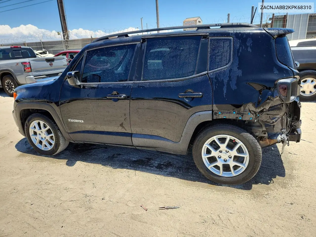 2019 Jeep Renegade Latitude VIN: ZACNJABB2KPK68310 Lot: 60698376