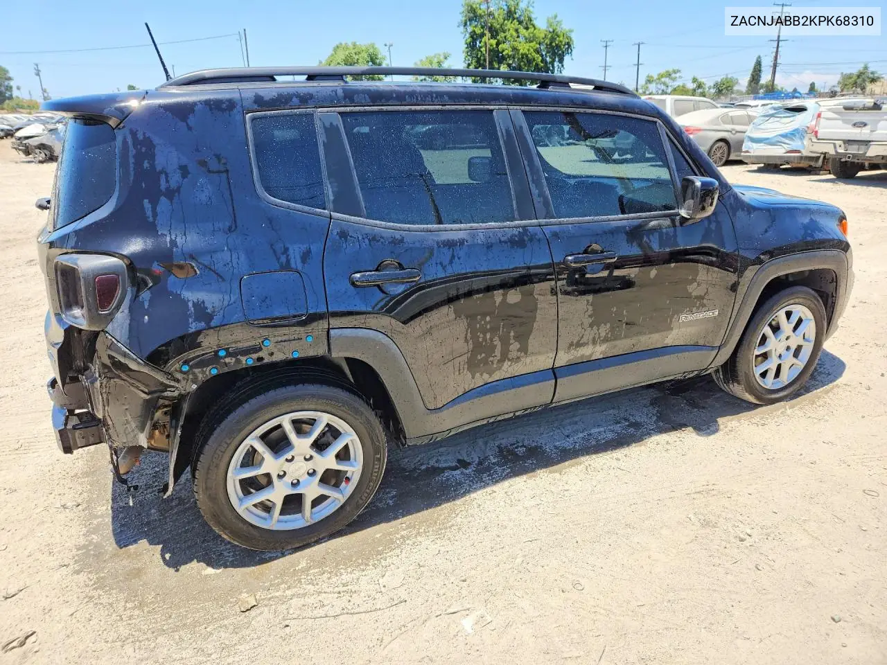 2019 Jeep Renegade Latitude VIN: ZACNJABB2KPK68310 Lot: 60698376