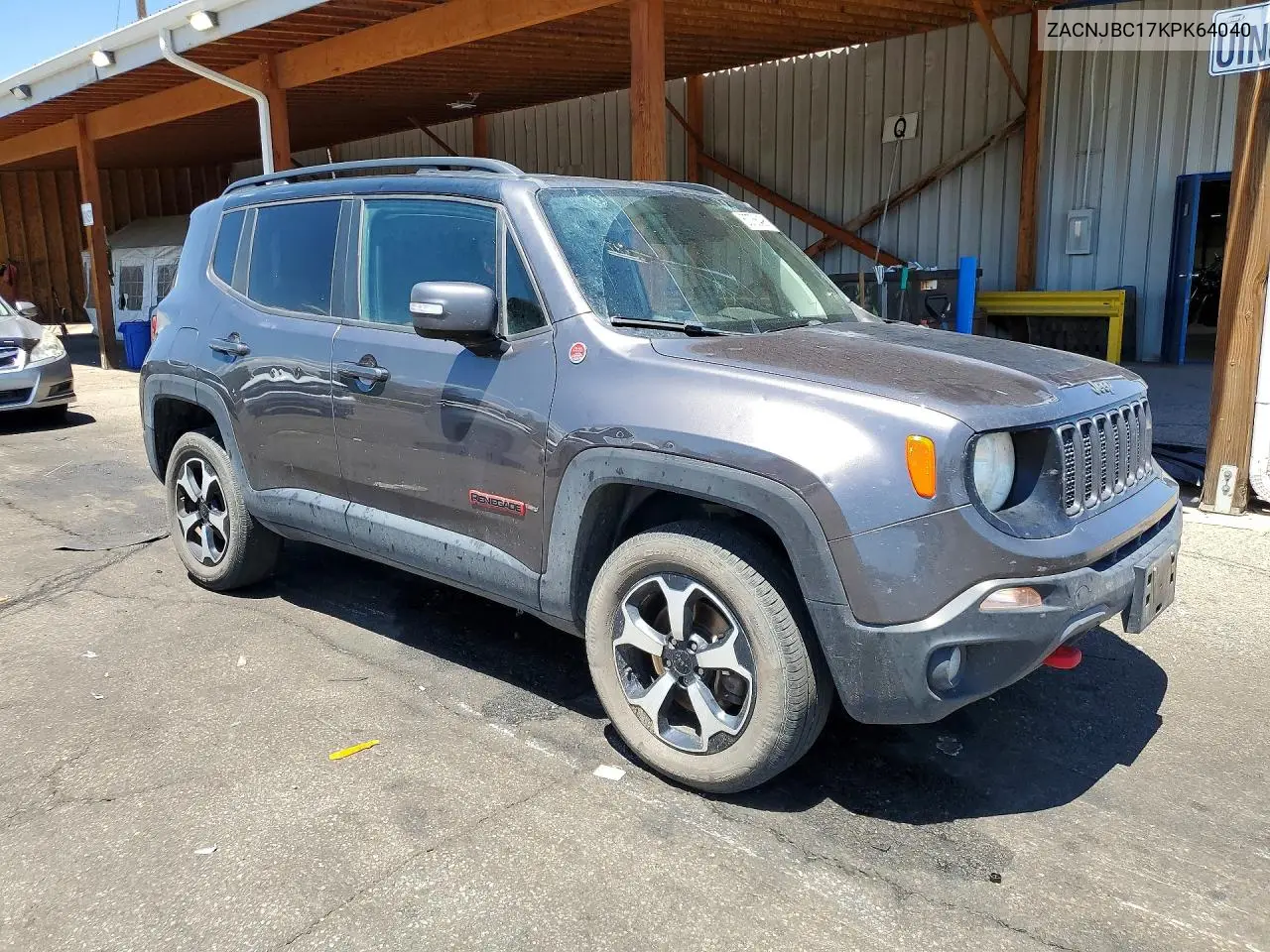 2019 Jeep Renegade Trailhawk VIN: ZACNJBC17KPK64040 Lot: 60756496