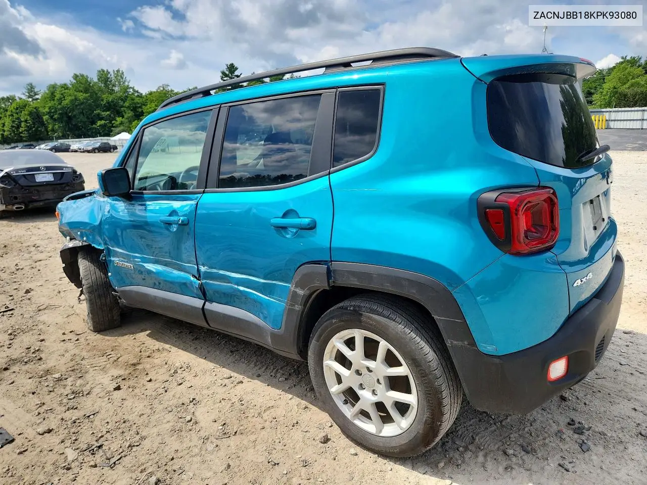 2019 Jeep Renegade Latitude VIN: ZACNJBB18KPK93080 Lot: 60764506
