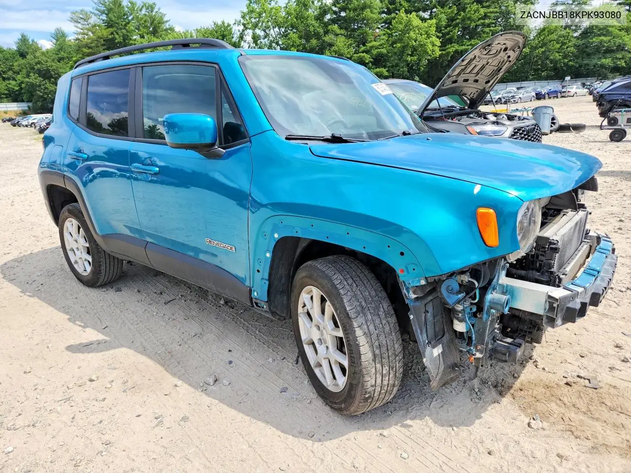 2019 Jeep Renegade Latitude VIN: ZACNJBB18KPK93080 Lot: 60764506