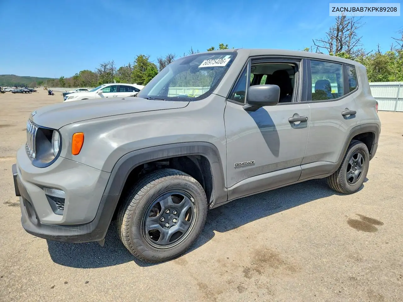 2019 Jeep Renegade Sport VIN: ZACNJBAB7KPK89208 Lot: 60975406