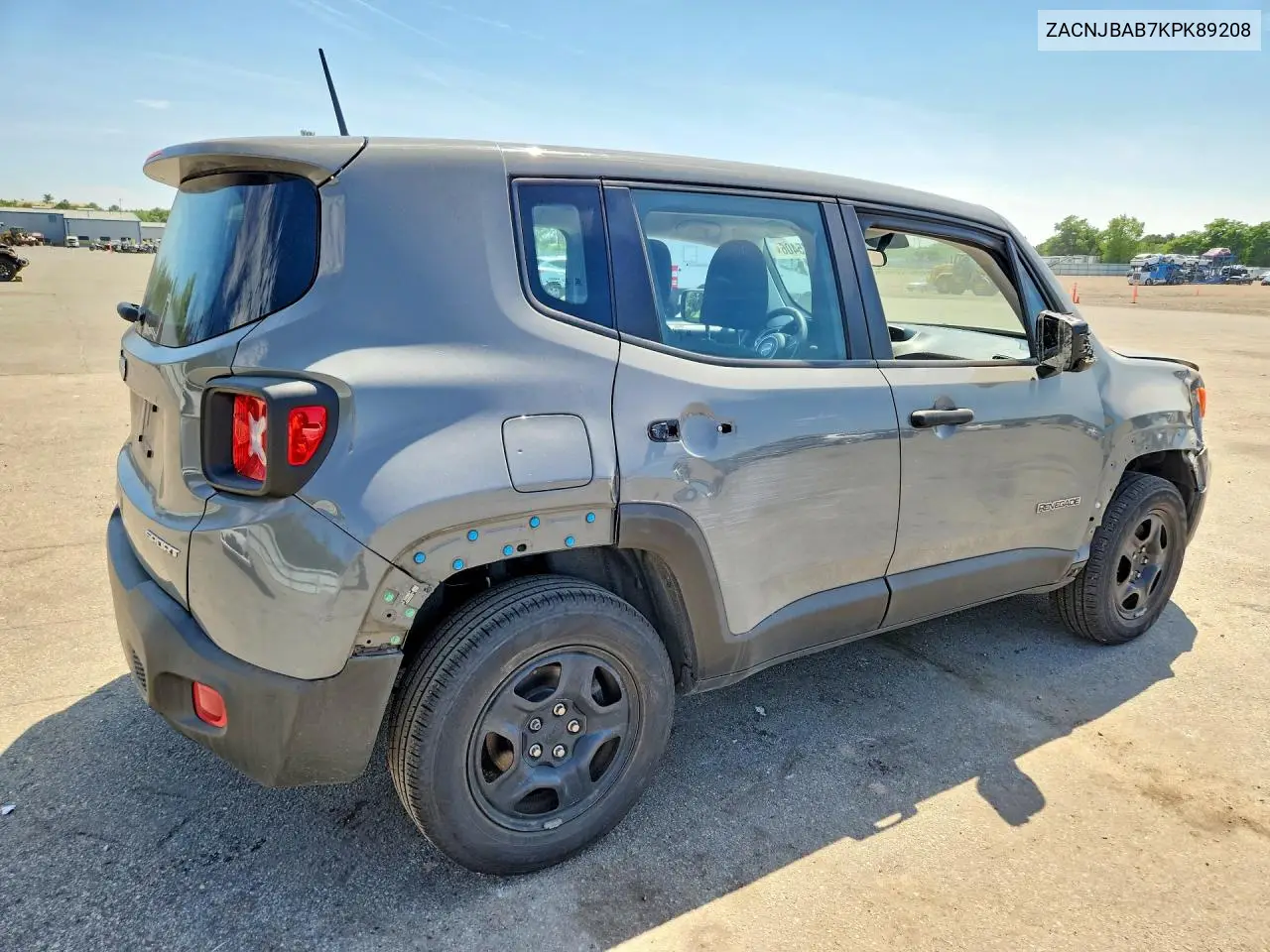 2019 Jeep Renegade Sport VIN: ZACNJBAB7KPK89208 Lot: 60975406