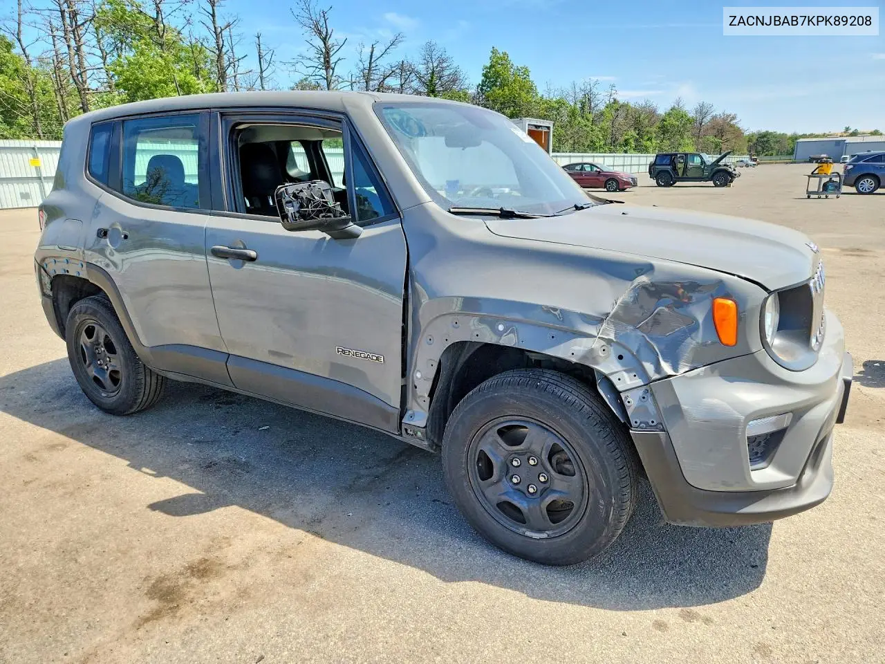 2019 Jeep Renegade Sport VIN: ZACNJBAB7KPK89208 Lot: 60975406