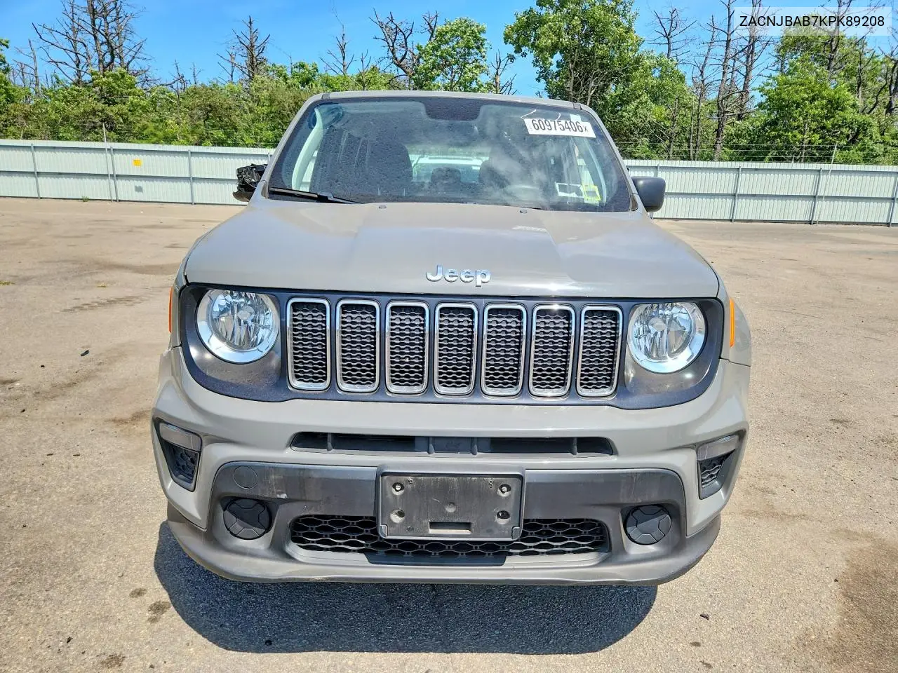 2019 Jeep Renegade Sport VIN: ZACNJBAB7KPK89208 Lot: 60975406