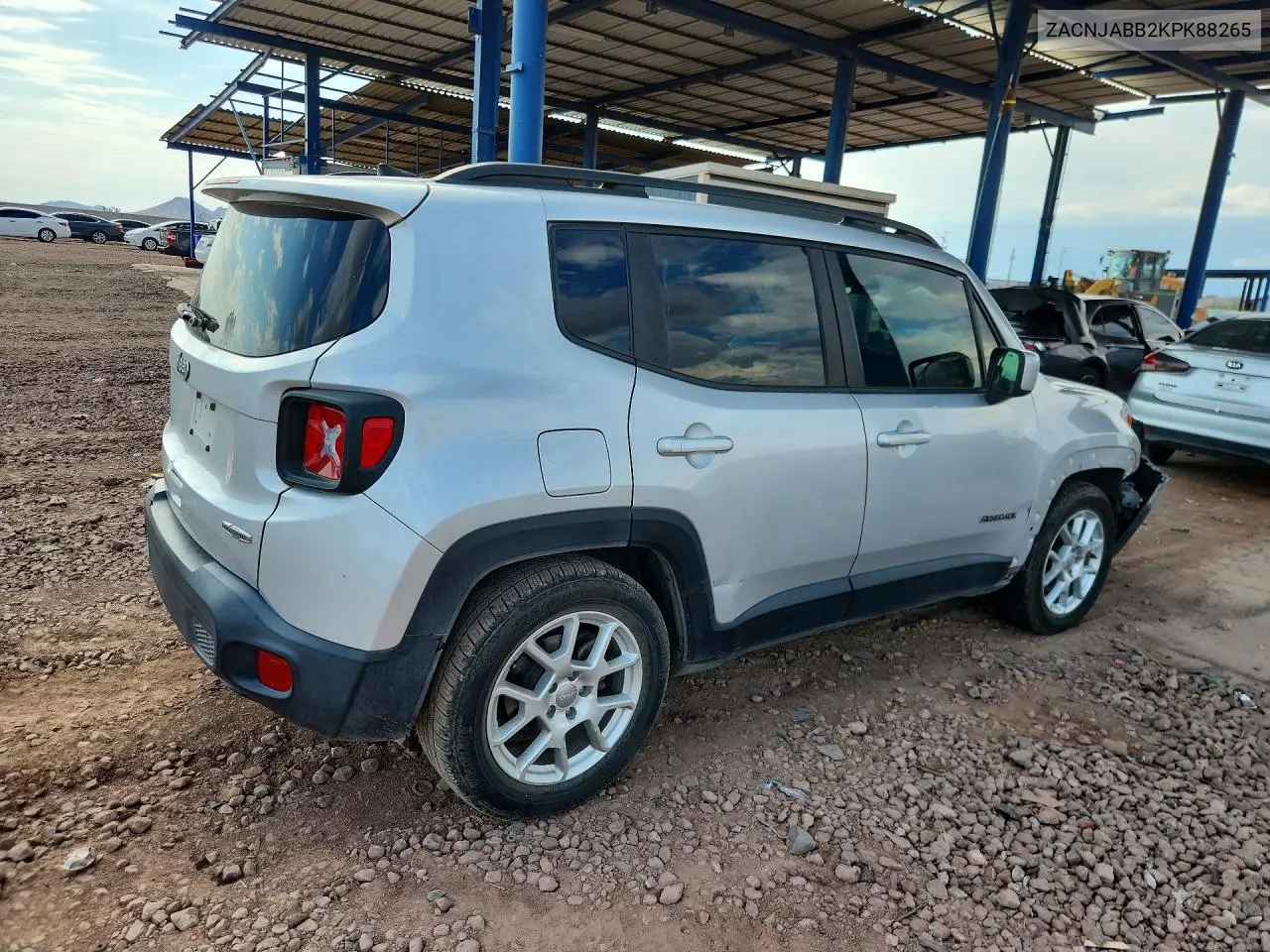 2019 Jeep Renegade Latitude VIN: ZACNJABB2KPK88265 Lot: 61062106