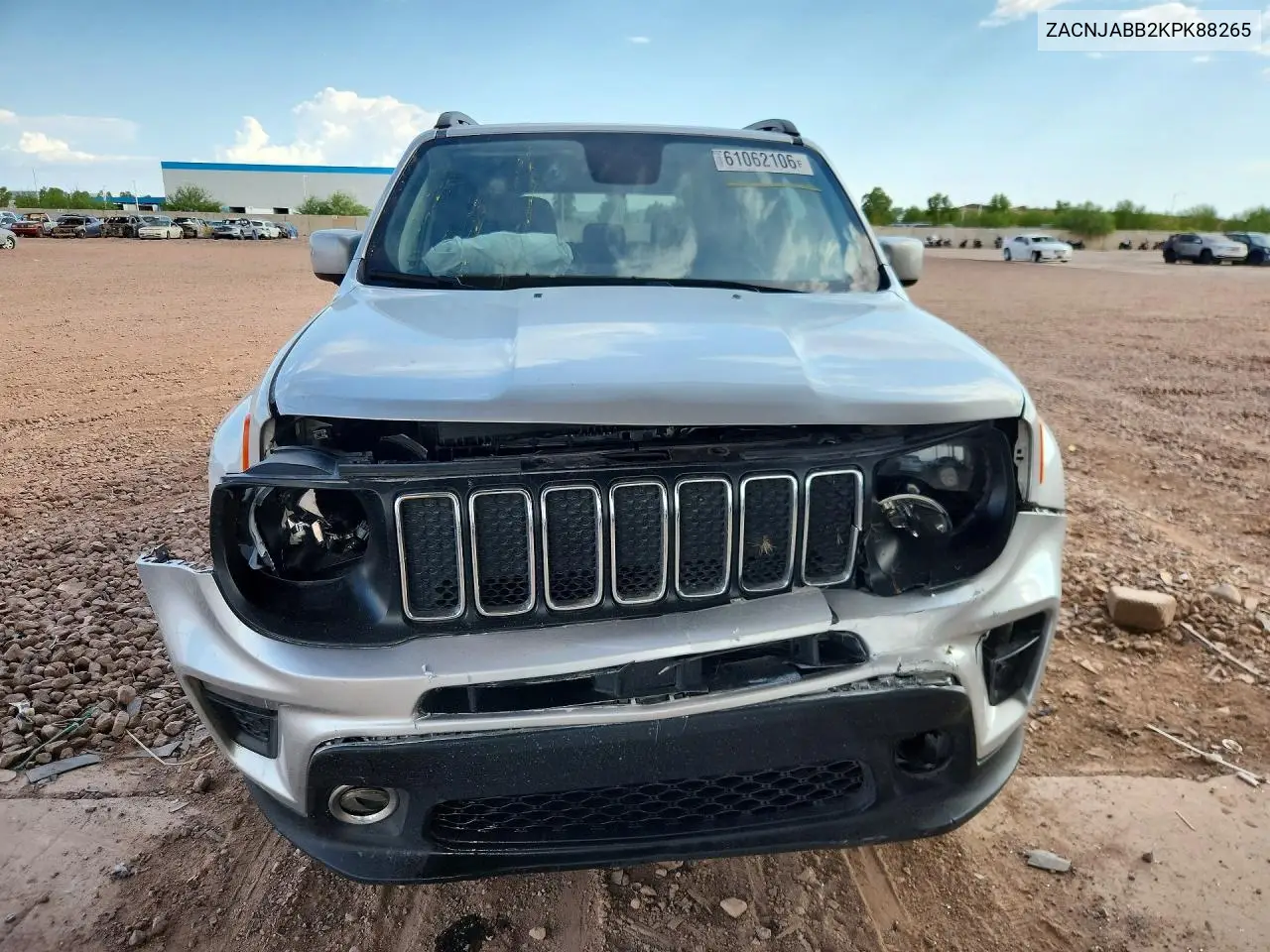 2019 Jeep Renegade Latitude VIN: ZACNJABB2KPK88265 Lot: 61062106