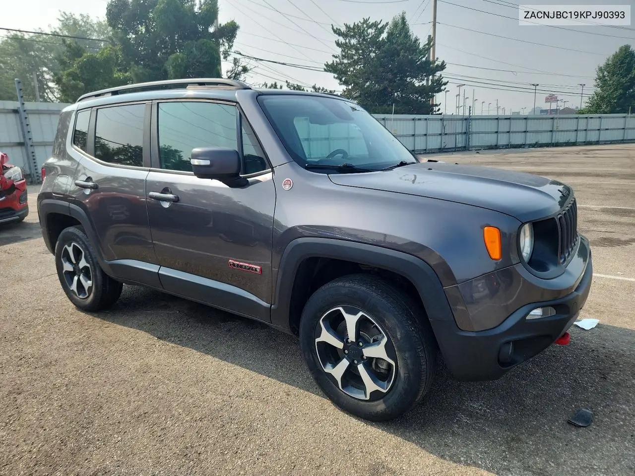 2019 Jeep Renegade Trailhawk VIN: ZACNJBC19KPJ90393 Lot: 61464606