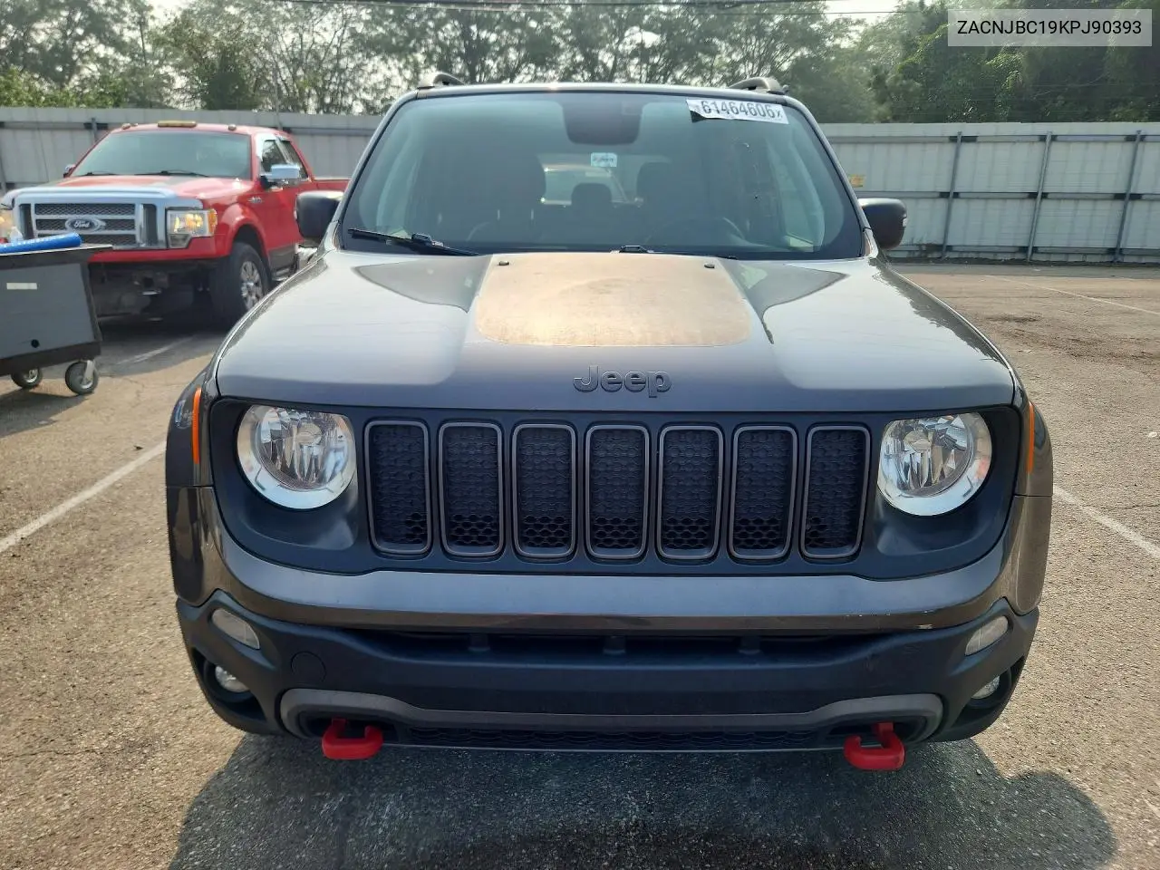 2019 Jeep Renegade Trailhawk VIN: ZACNJBC19KPJ90393 Lot: 61464606